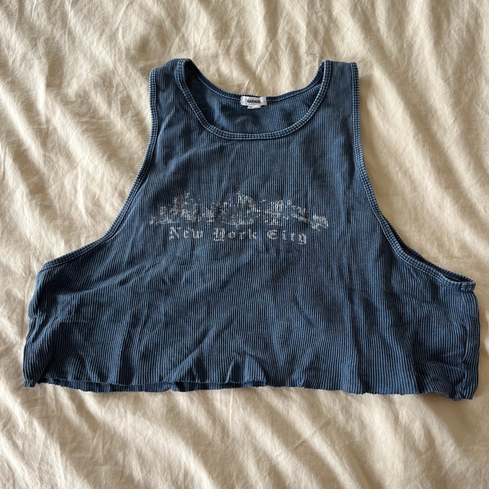 Garage New York City loose tank top